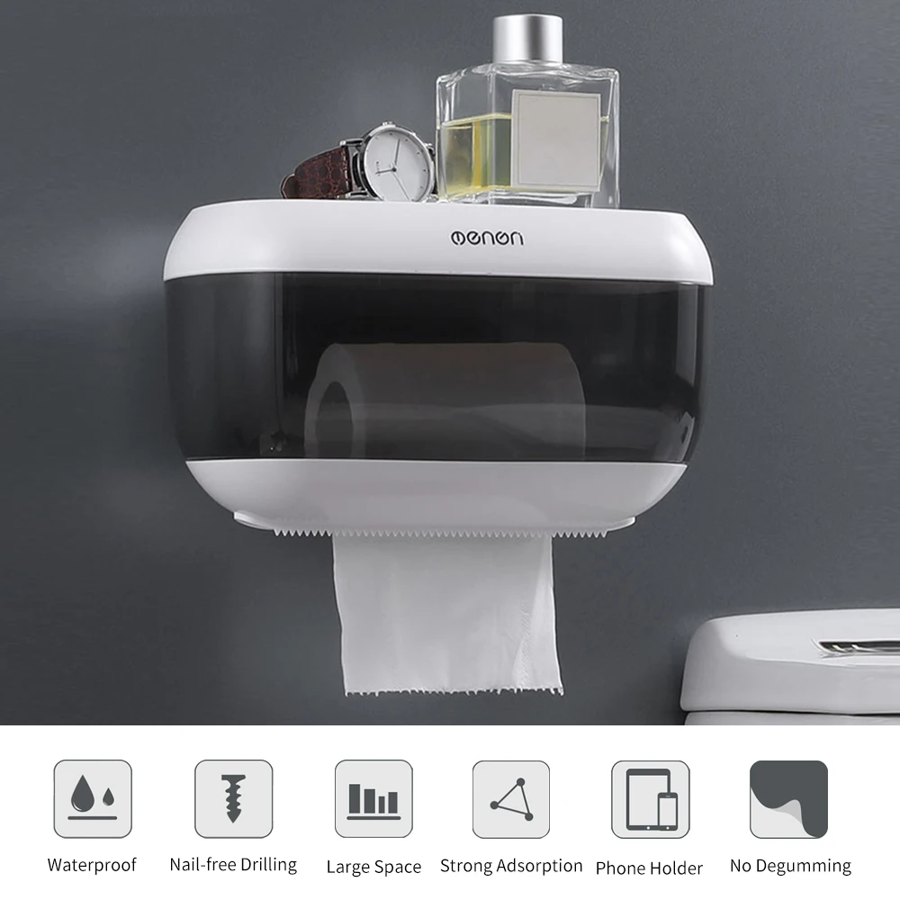 Диспенсер для туалетной бумаги держатель настенный бумажный ПОЛОТЕНЦЕДЕРЖАТЕЛЬ для ванной комнаты коробка для салфеток кухонный ролик держатель для извлечения бумаги стойка