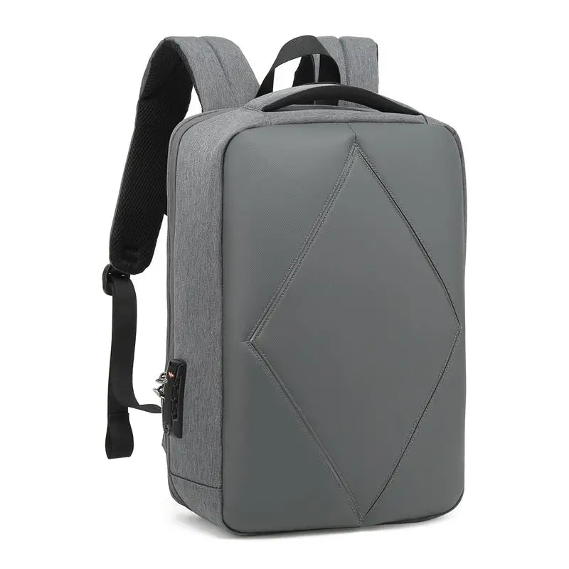 

Laptop Backpack 15.6 Inch Computer Bag with USB Charging Port Nylon Water Resistant Rucksack Anti-Theft Durable Travel Backpack
