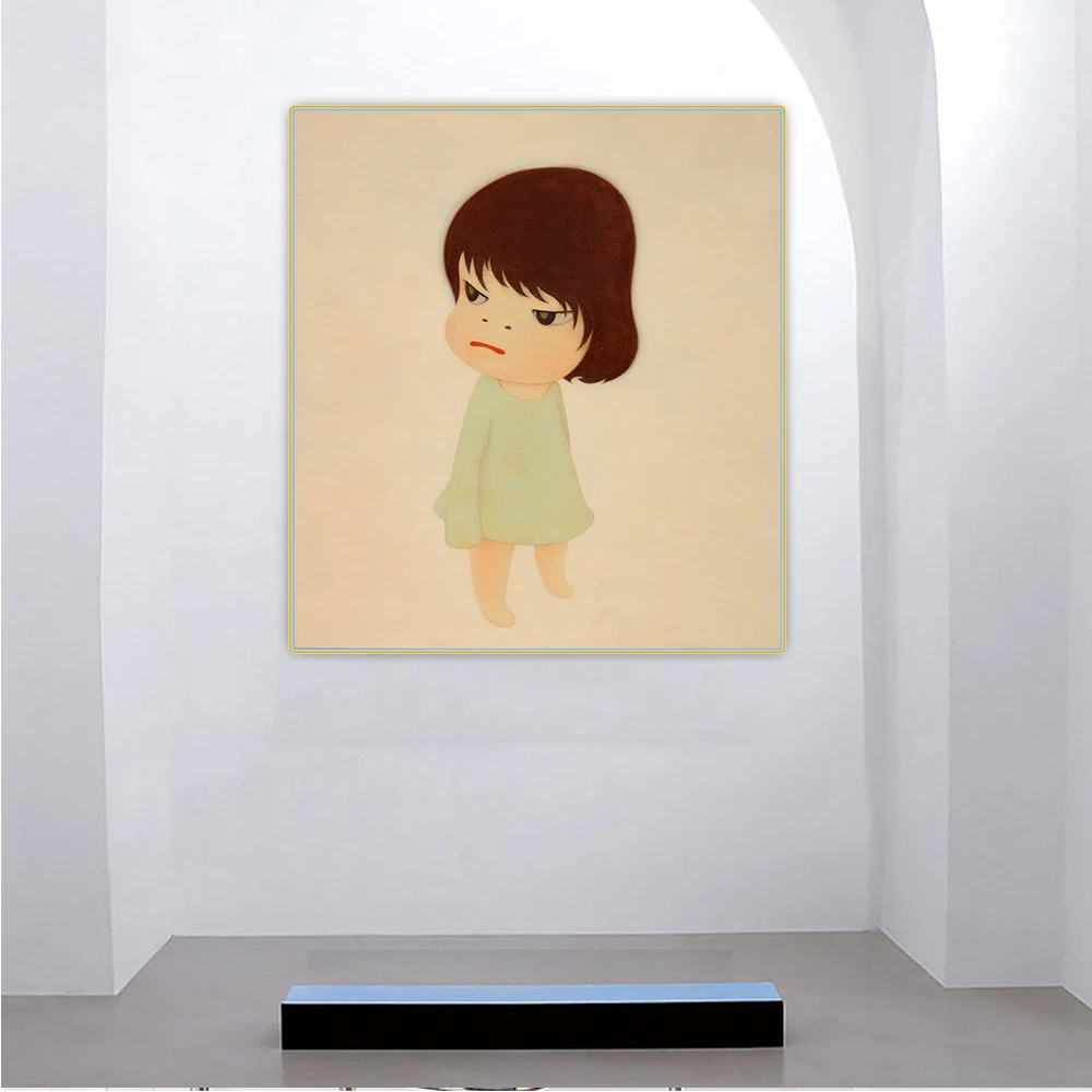 Citon Yoshitomo Nara 》 отсутствует в действии художественная картина маслом