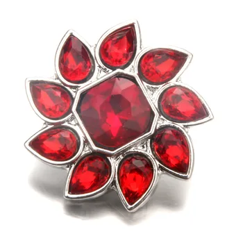 

New 20pcs Snap button 18 mm metal snaps for snaps bracelets fit ginger snaps jewelry four colors round snap
