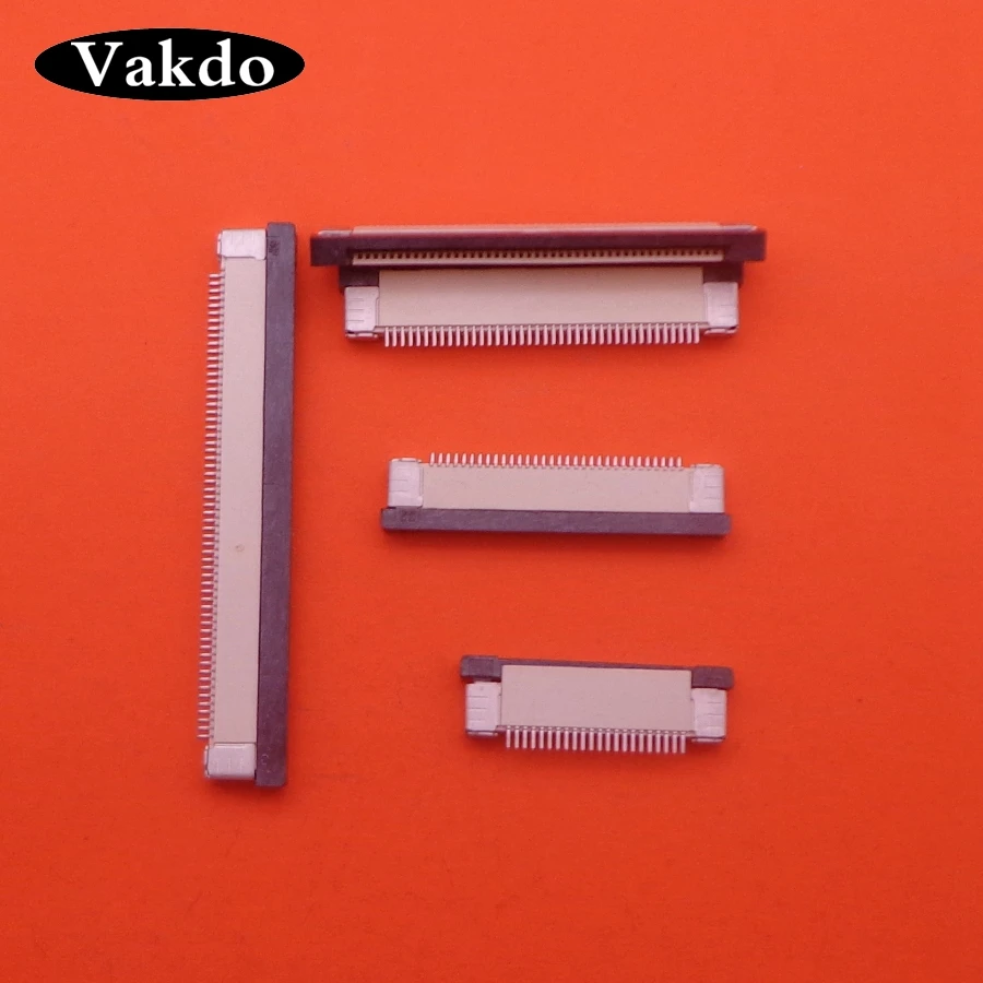 10Pcs Fpc Ffc 0.5 Millimetri Passo 30/32/34/36/40/45/50/54/60 Spille Cassetto Tipo Di Nastro Piatto Connettore Contatto Inferiore