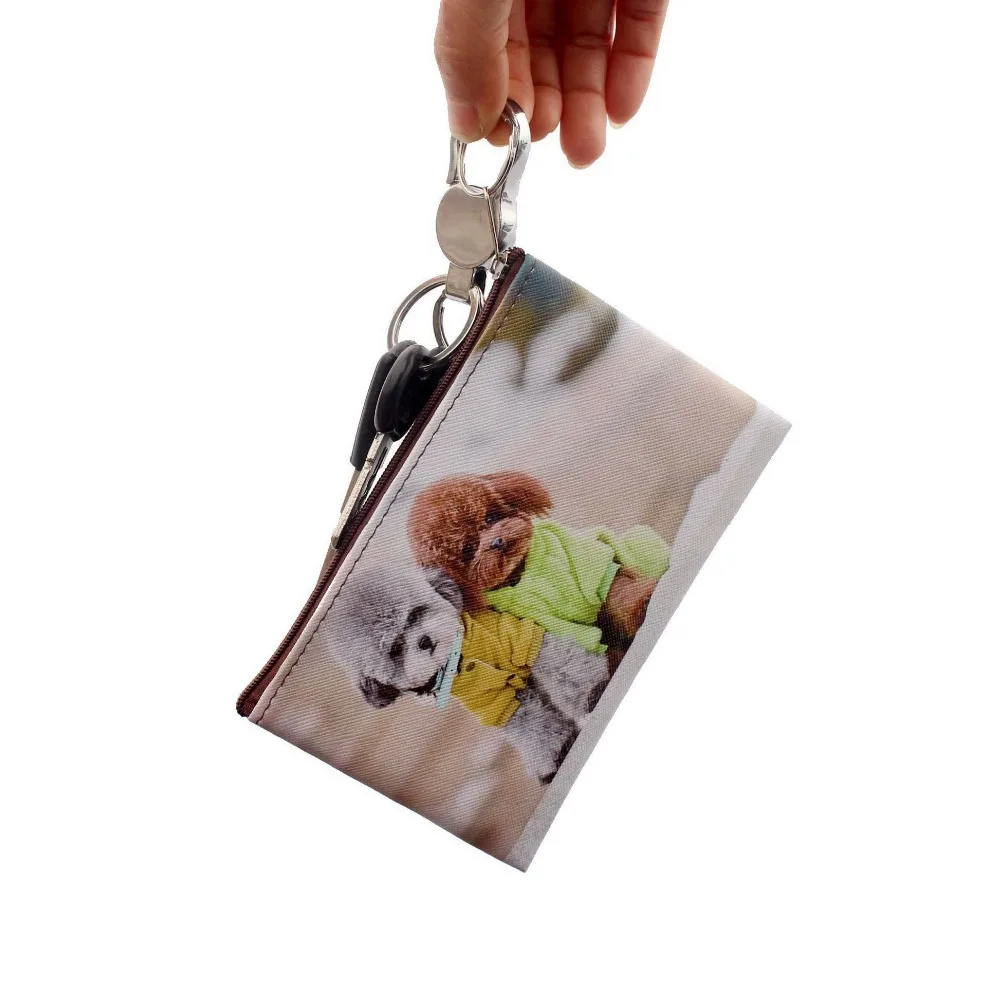 New Cartoon 3D Dogs Coins purses Women mini wallet girl wallet bag ladies zipper coin purses children's pouch small Thin wallets