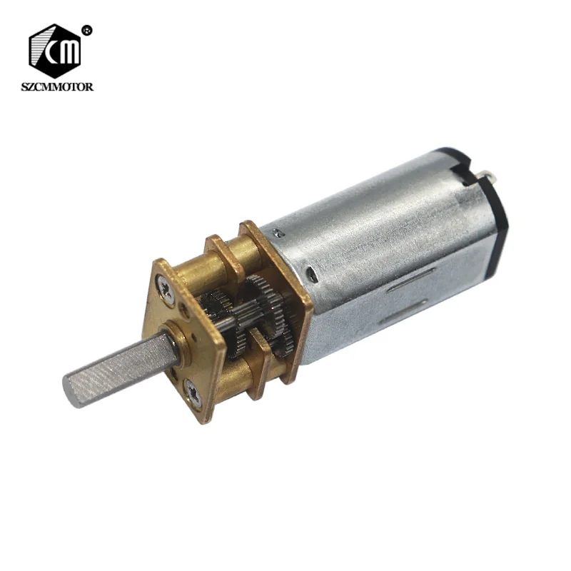 N30 12mm DC 6v 12v 26rpm-2000rpm Micro Speed Reduction Gear Motor with Metal Gearbox for Robot Diy Smart Small Toy Car | Обустройство