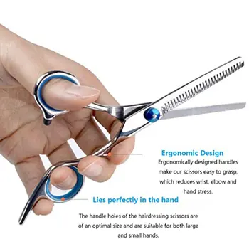 

Lightweight Stainless Steel Wear-resistant Household Hairdressing and Practical Multi-tooth Scissors
