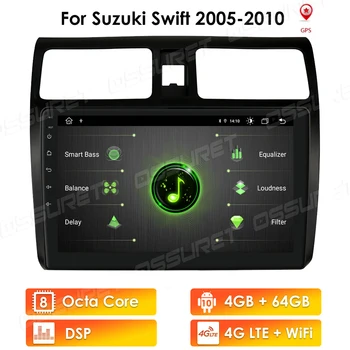 

for SUZUKI SWIFT 2003 2004 2005 2006-2010 Car Radio Multimedia video player GPS No 2 din Android 10 2GB+32GB Navigation 4G WIFI
