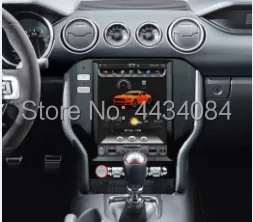 Ouchuangbo PX6 10,4 дюймов tesla стиль вертикальный экран автомобиля gps Радио Для Ford mustang- Поддержка 6 ядер 4+ 64 android 8,1