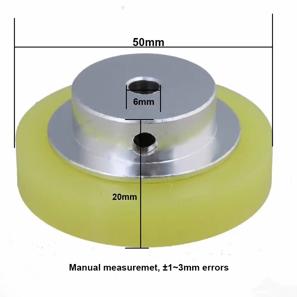 Aluminum Silicone Industrial Encoder Wheel Meter Measuring Wheel for