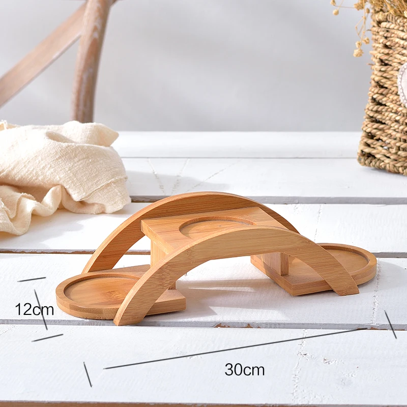  Multi-layer wooden plant pot holder stand tray flower Planter Succulent bonsai storage rack Seasoni