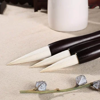 

Hot Selling S/M/L Water Brush Chinese Japanese Calligraphy Reusable Adjusted Pen Practice White Head Brush