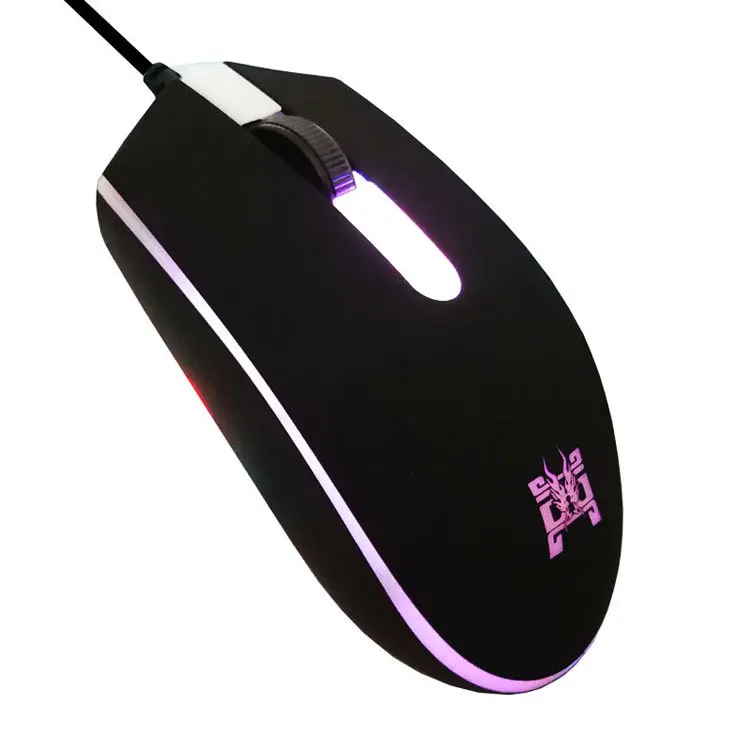 

Wired gaming Pattern Ultra thin portable mouse personality Glowing colorful miceReceiver Home Office computer accessories