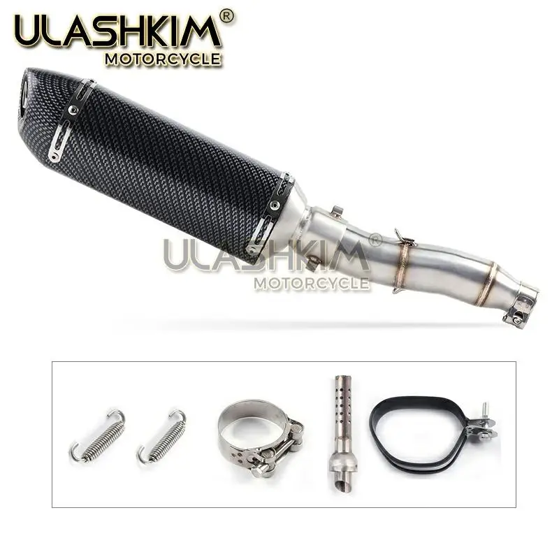 Полная выхлопная система мотоцикла глушитель Escape slip on для YAMAHA XG250 XT250 модифицированный контакт средняя труба адаптер подключения