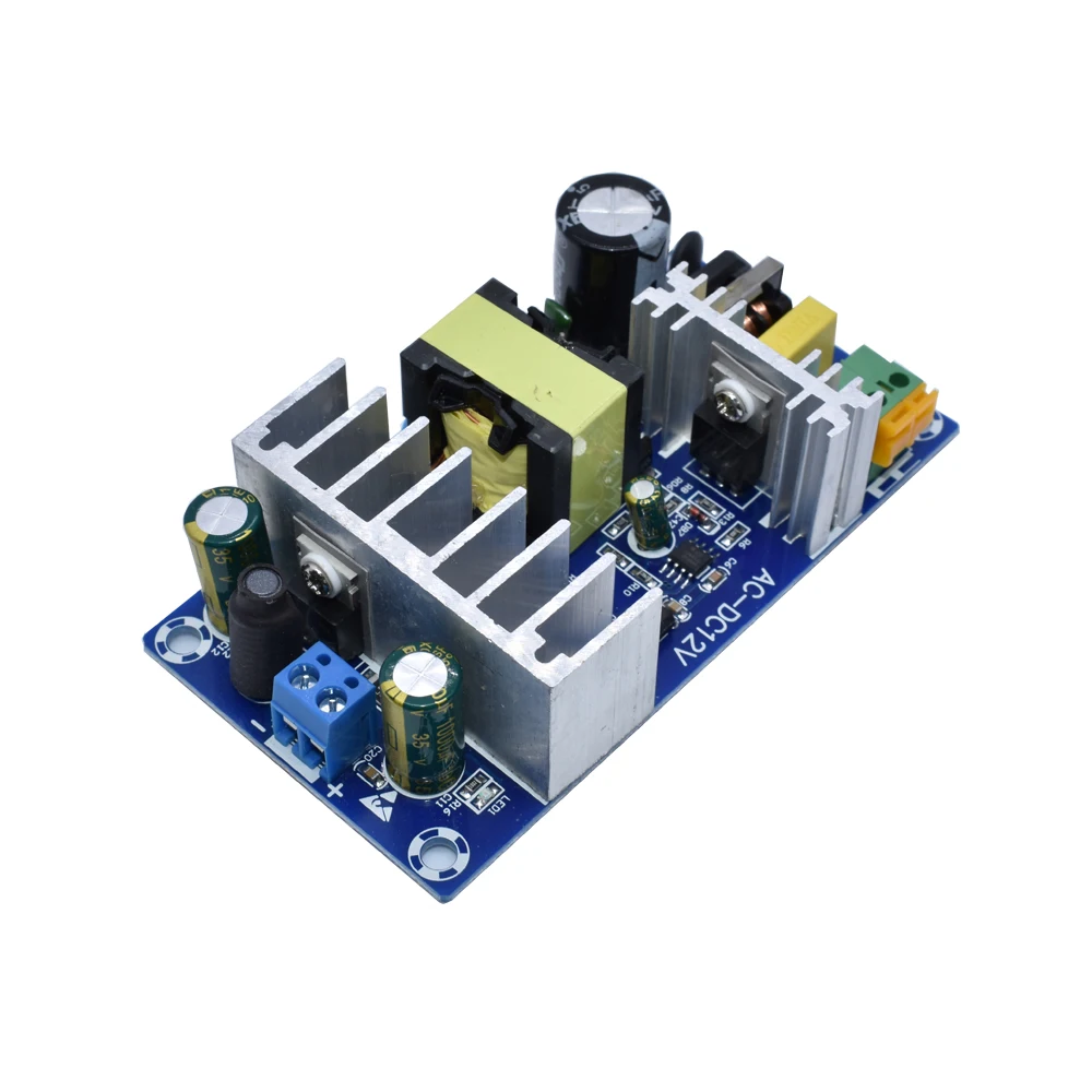 

AC-DC конвертер AC85V-265V в DC 12V 4A 100W Двойной Импульсный блок питания, модуль источника питания
