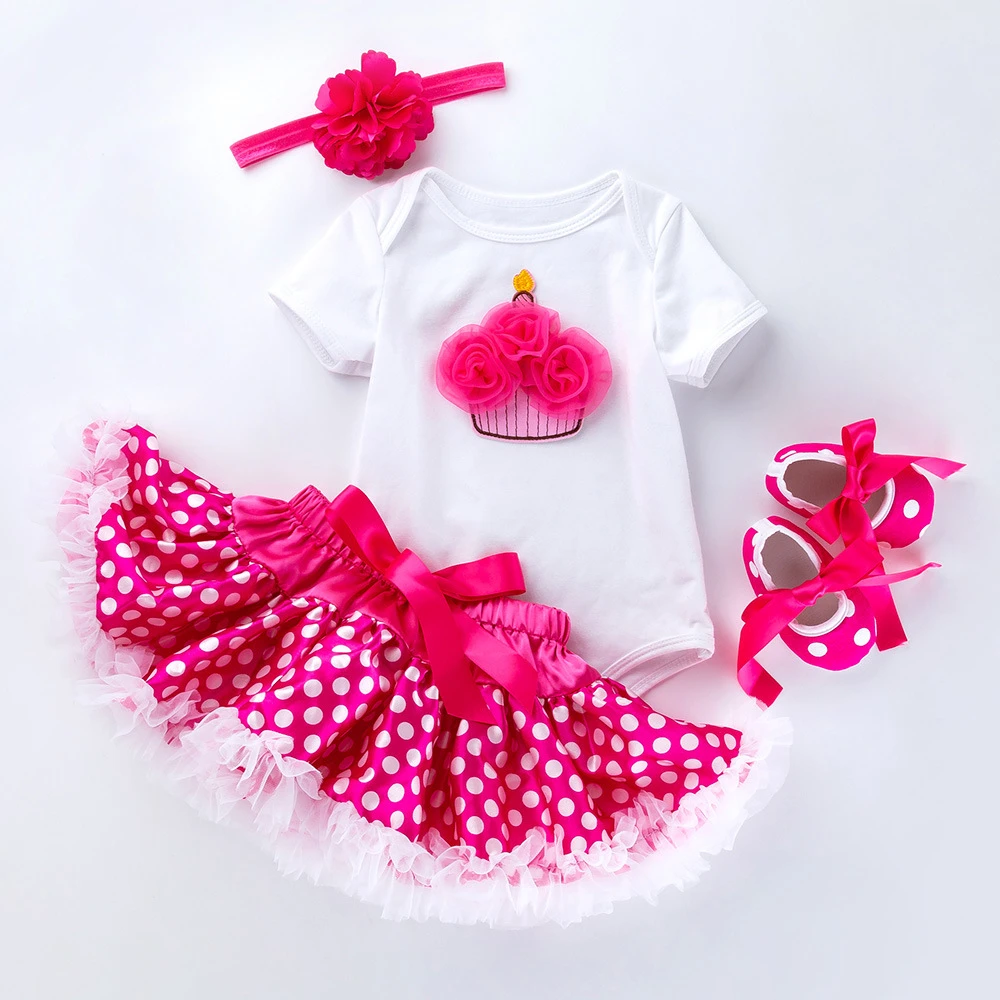 Baby Clothing Set for boy Newborn Clothes Baby Suit 0-2years 4pcs Baby Birthday Set Girl Summer Dress Baby Princess Dress Birthday Girl Clothing baby dress and set