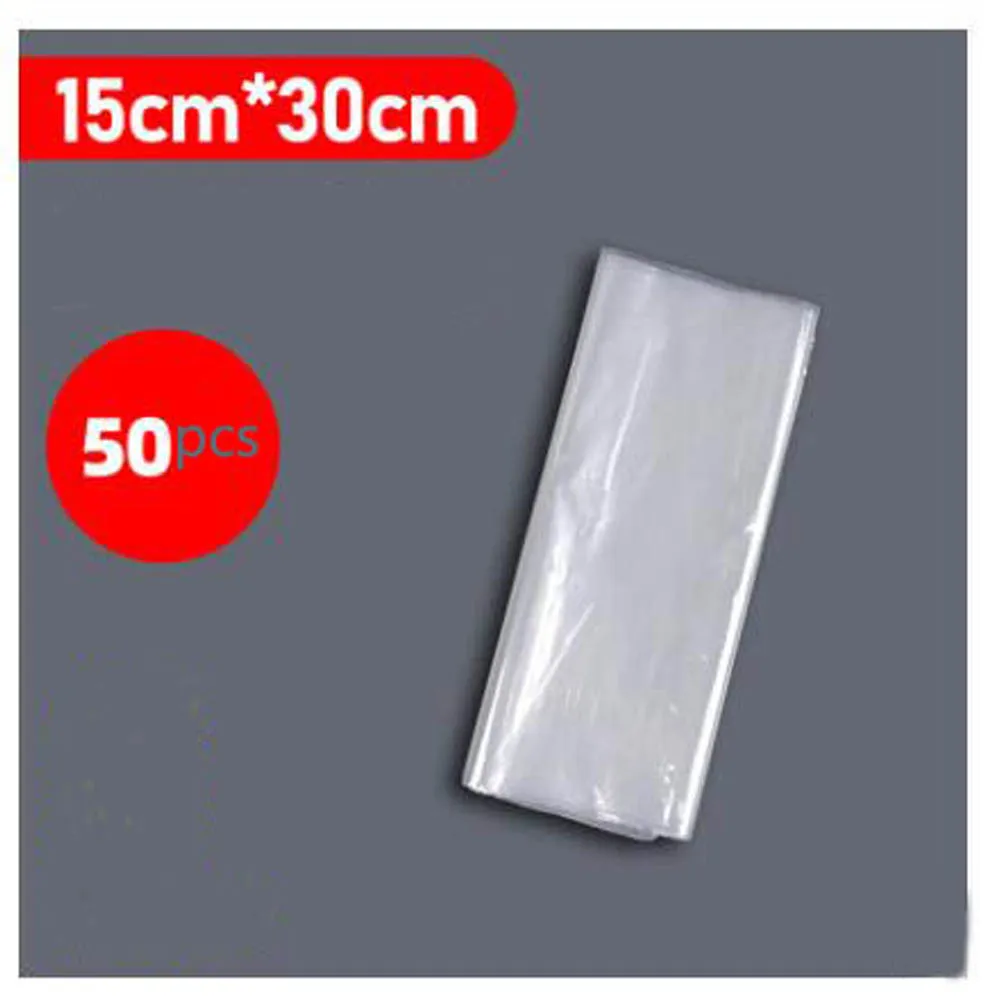 Heat Shrinkable Film Bag Sneakers Plastic Encapsulated Household Hair Dryer PVC Vinyl for Shoes 50 Pieces