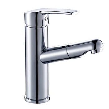 

Free Shipping YUJIE ZSHY1032 All-copper wash face basin faucet pull-up hot and cold rotating mixed water basin tap