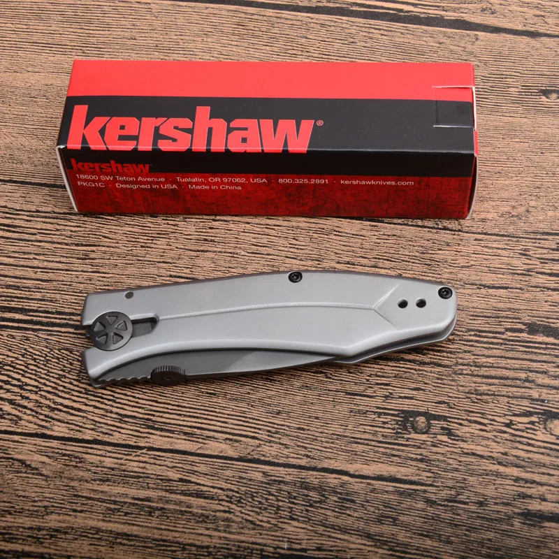 Kershaw3440 складной нож для ежедневного использования, 8CR13MOV лезвием все стали ручка карманный Открытый Отдых на природе нож, тактическое Выживание EDC набор пряжек на военную тематику