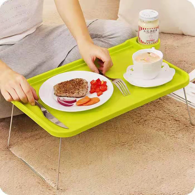 Lazy Plastic Folding Simple Small Laptop Desk Creative Lazy Bed Learning Foldable Computer Table