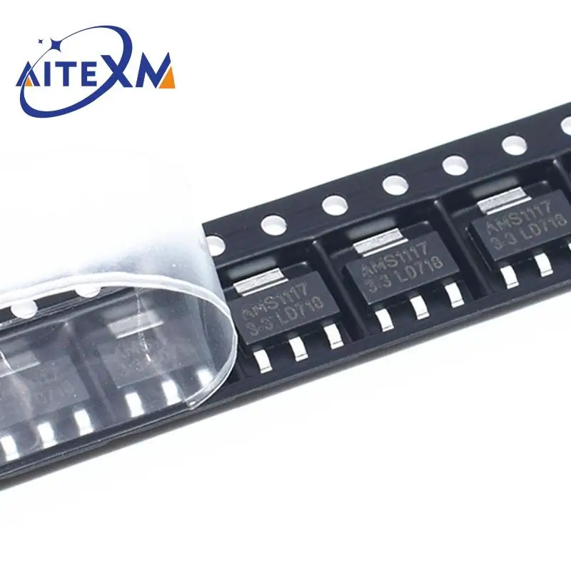 10 шт.-AMS1117-5.0 AMS1117-5 AMS1117 1117-5 0 SOT223 800mA Регулятор низкого выпадающего напряжения AMS |