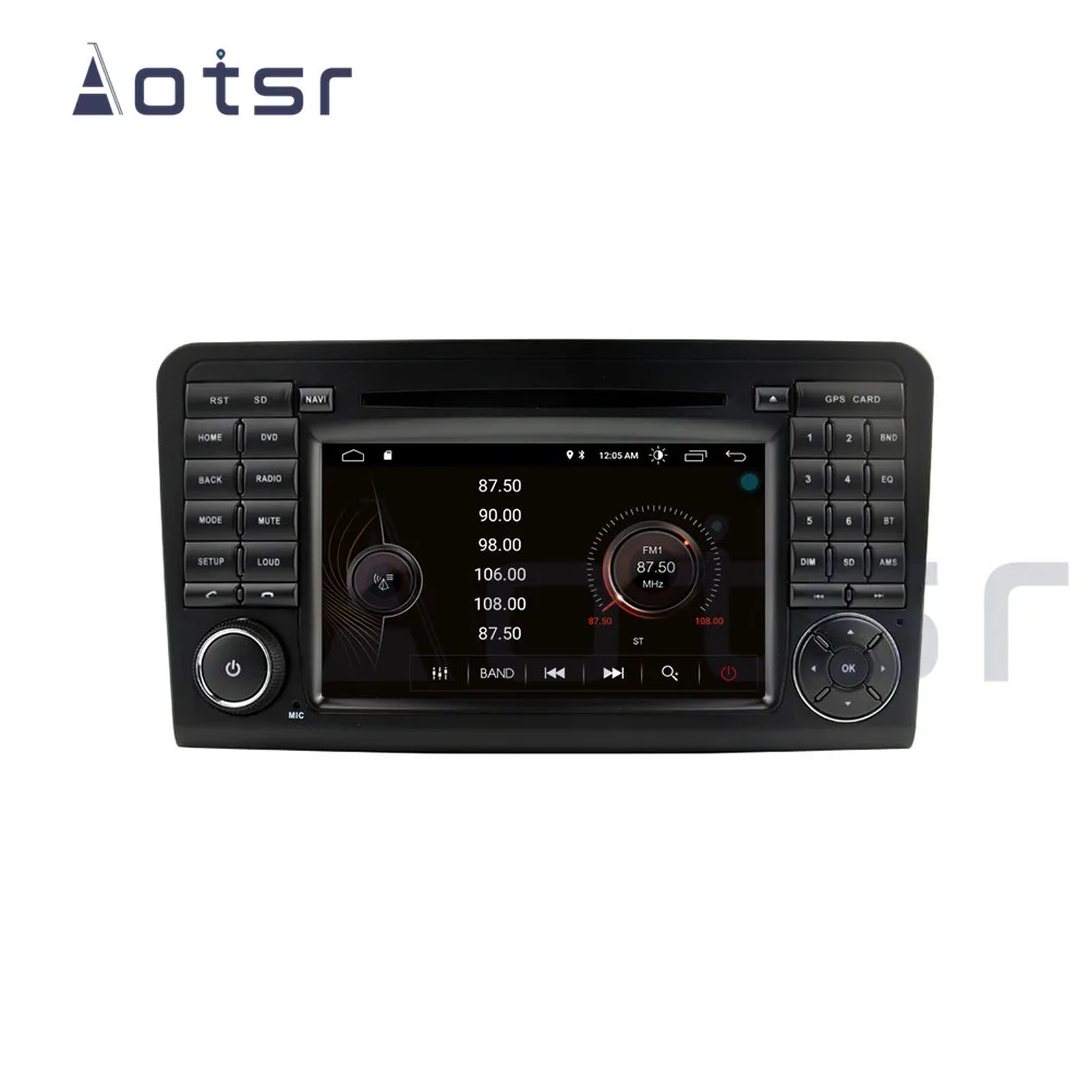 Excellent Android 9.0 Car DVD Player GPS For Mercedes-Benz GL-X164/ML-W164 radio Car Auto Stereo Radio Car Multimedia Player 4G Head Unit 6