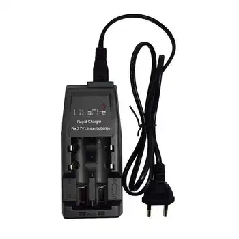 

Multifunctional Charger 2 Slot EU Plug Smart Battery Charger for 26650/18650/14500 Rechargeable Battery for Flashligh Headlamp