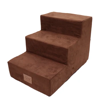 

clearance!\Pet Dog Stairs Climb Ladders Sponge Steps Up Ladders Small Dog Cushions Dogs Climb High Cats and Dogs