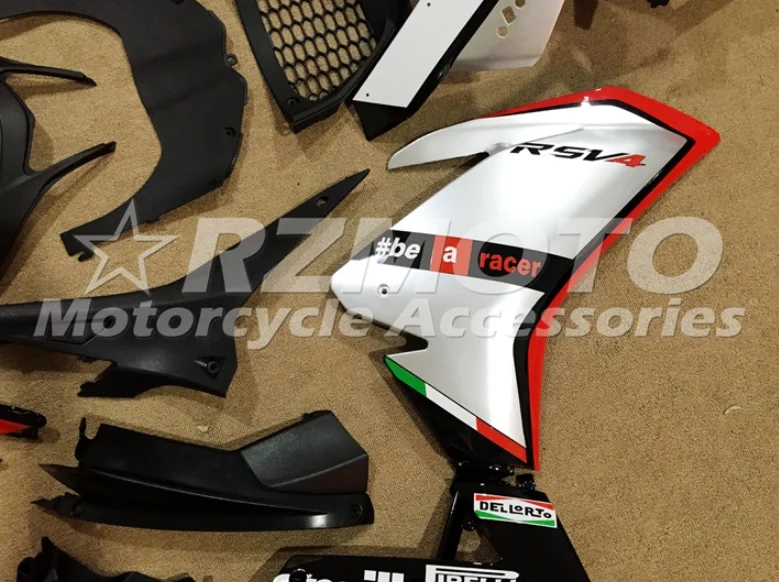 Литьевая форма, набор обтекателей ABS, подходит для Aprilia RSV4 1000 2009- 09 10 11 12 13 14, на заказ,, красный, серебристый