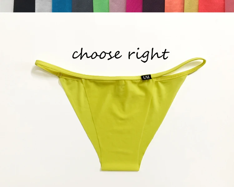 Men without trace low waist briefs translucent comfortable stretch underwear sexy thin silk slip underwear