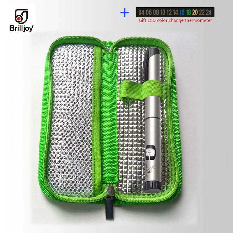 Brilljoy Portable Medicine Insulin Cooler Bag Diabetic Bag Cooling Insulin Pouch Thermal Insulation Cooling Bag Case Travel bags zf 12w 4g thermal paste processor thermal compound conductive thermal grease silicone paste cpu gpu cooler cooling fan plaster