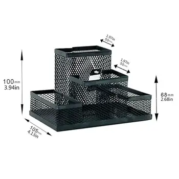 

Anti-Adhesion Wire Four-In-One Combination Pen Holder Creative Does Not Rust X8004S Full Hollow Design