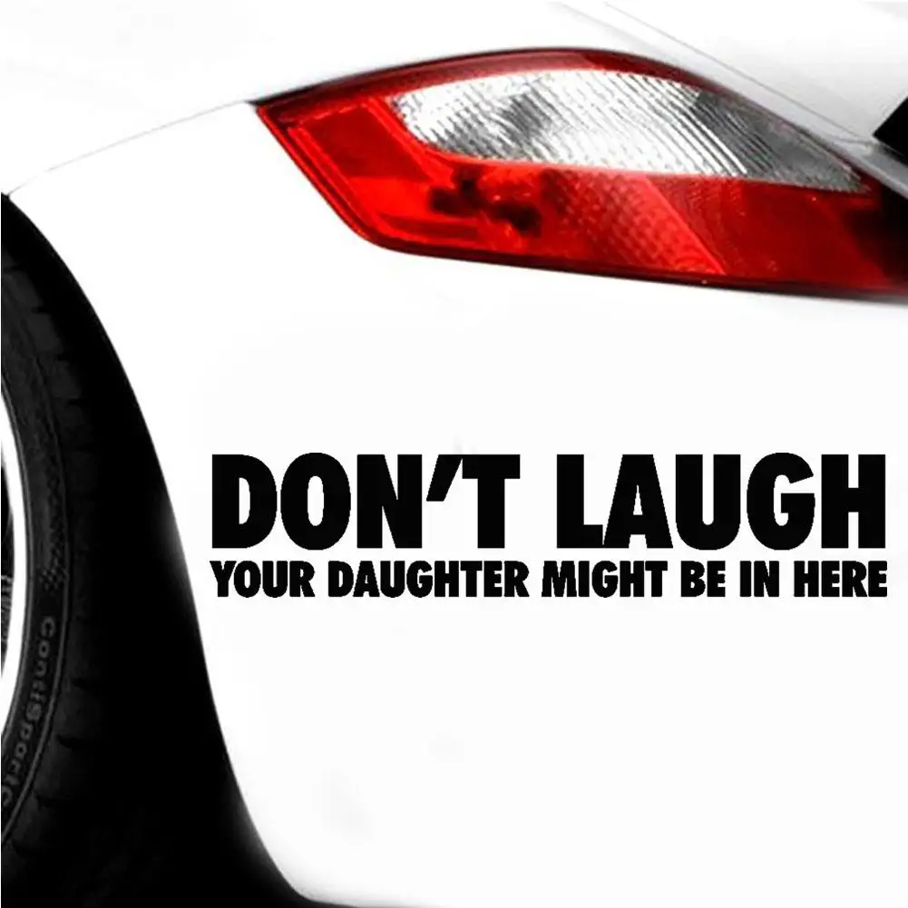 Funny Sentence Car Vehicle Body Bumper Window Reflective Decals Sticker Decor | Автомобили и мотоциклы