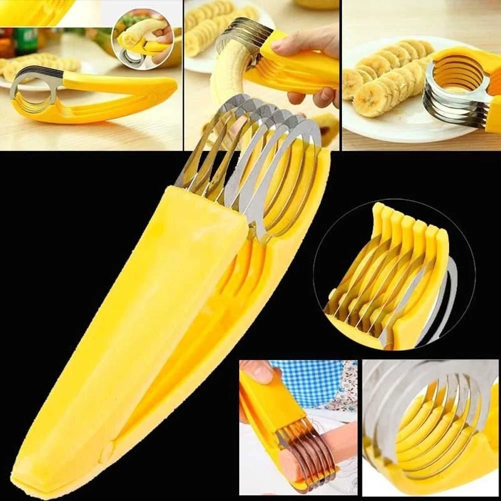 

Fruit Cucumber Sausage Banana Slicer Strawberry Stem Remover Egg slicer meat slicer vegetable cutter Salad Sundaes Tools