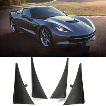 

4Pcs Front & Rear Splash Guards MudFlaps for Chevrolet C7 Corvette Stingray 2014-2019