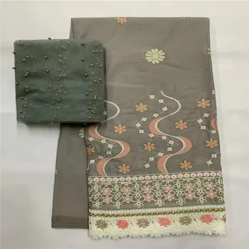 

most beautiful Silk lace (5+2Y)Fabric Satin For Dress new arrival African silk velvet fabric good quality for gold ! LXE070709