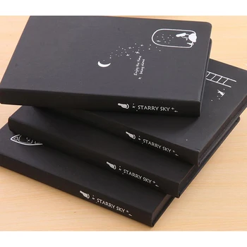 

Notepad Diary Notebook Drawing Painting Graffiti Blank Black Paper Sketch Painting Sketchbook