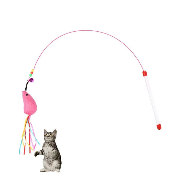 Fish wire Хит, игрушка для кошек, прорезыватель, разноцветный, птица, перо, товары для кошек, Ловца, прорезыватель, игрушки, товары для кошек - Цвет: Fish wire