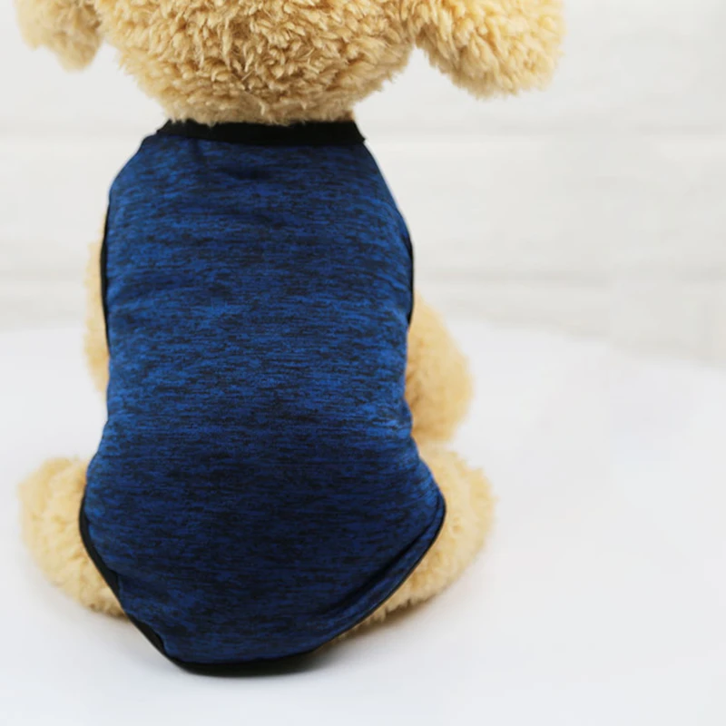 Pet Dog Solid Color Vest Little Medium Dog Cat Spring Summer Clothes Dogs Cats Puppy Kitten Vests Pets Clothing Pets Supplies