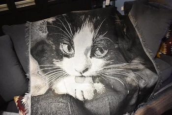 

Nordic Style Tapestry Wall Hanging Trippy Modern Black Tapestry Macrame Animal Living Room Wandteppich Room Decoration EB50GT