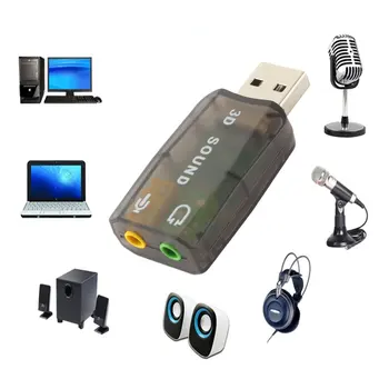 

High Quality USB 2.0 Audio Headset Microphone Jack Converter Adapter