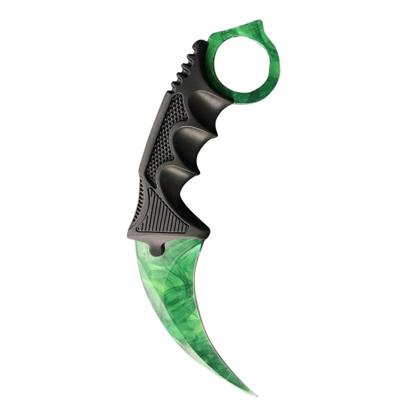 Urijk Claw Knife Cosplay Tactical Outdoor Camp Hunting Titanium Color Butterfly Training Hiking Tool | Инструменты