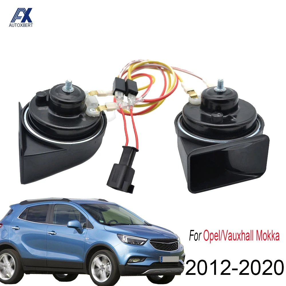 Клаксон "улитка" для Opel Vauxhall Astra Mokka 2012 2013 125db громкий Водонепроницаемый 410/510 Гц двухтональная Рог