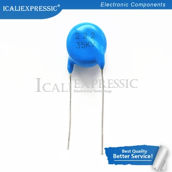 

5PCS High voltage ceramic chip ceramic capacitor 35KV222 35KV 222 2200P In Stock