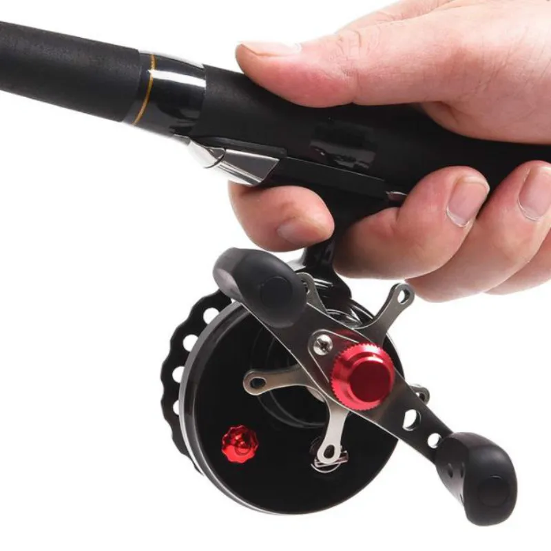 2.6:1 DWS60 Left Right High-foot Edraft Ingraft Wheel Micro-lead Wheel Flywheel Fishing Gear Ice Reel Pesca Fishing River