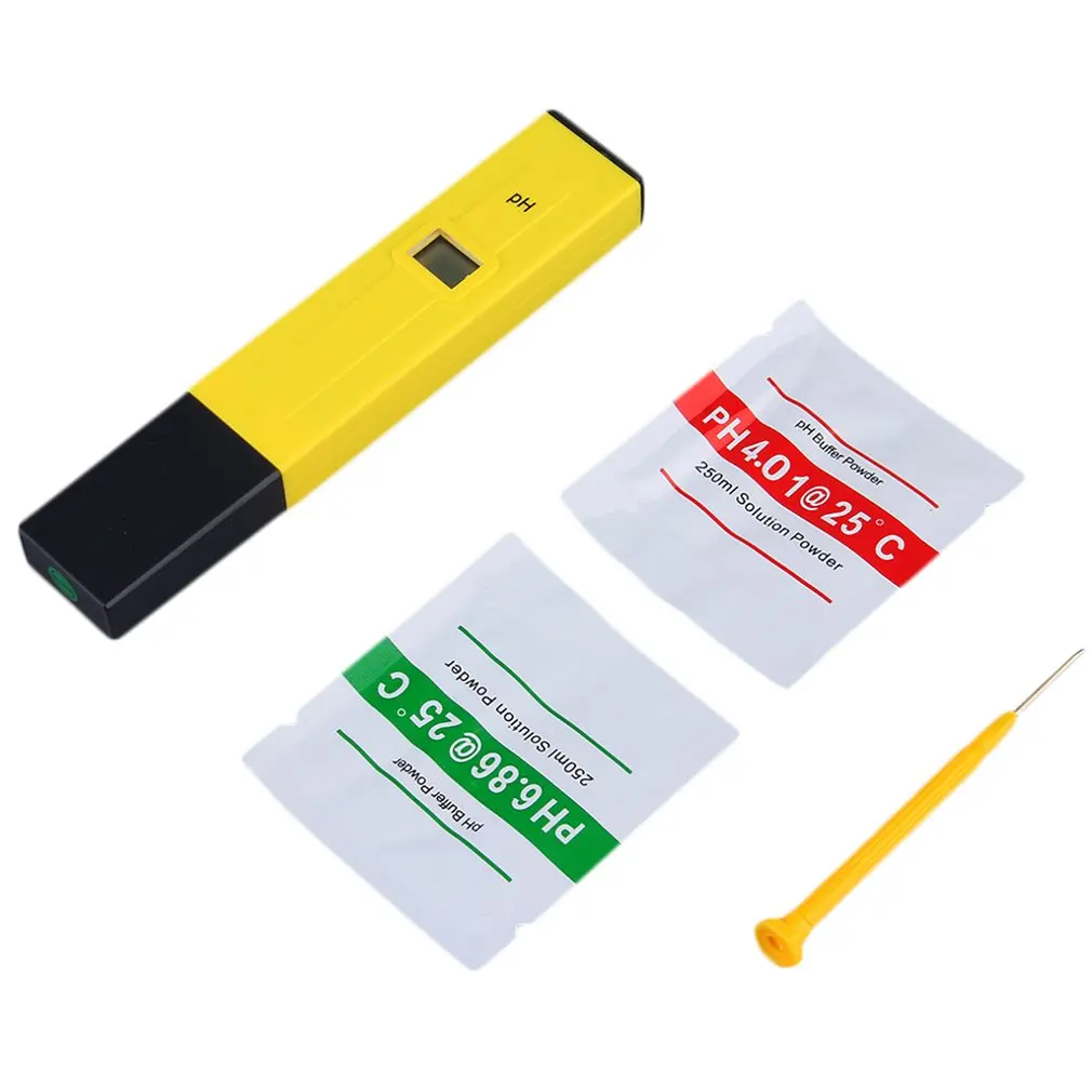 

Accurate Durable Digital pH Meters Water Soil Tester Acidity Acid Testing Pen 700 Hours Usage for Aquarium Pool Water Laboratory