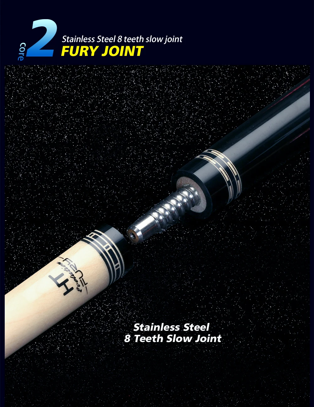 Официальный магазин FURY CL1-3 кий для бассейна 13 мм Tiger Everest Tip половинная технология Клен Вал Профессиональный биллар палочка инкрустация tecnology