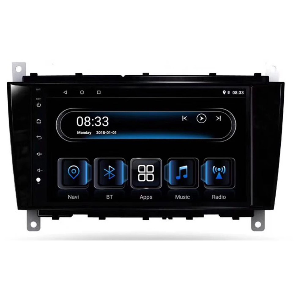 Android 8.1 Car DVD Player GPS Navigation For Mercedes Benz C Class CLK AMG 2004-2006