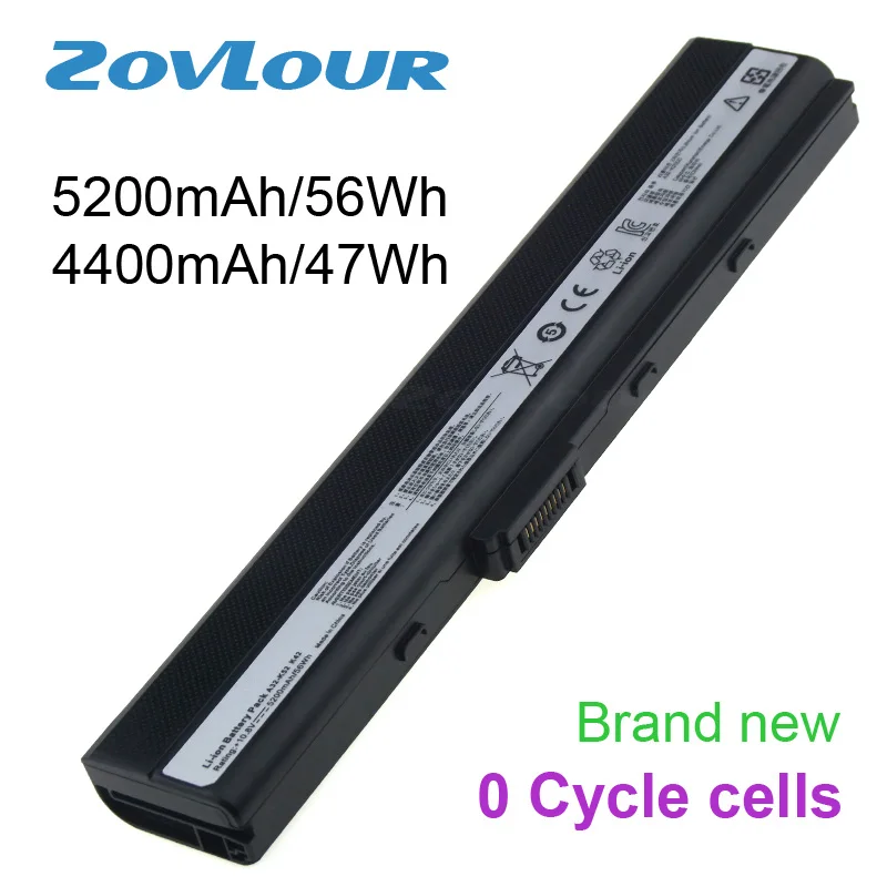 Zovlour Аккумулятор для ноутбука батарея ASUS k42j k42f k42jr k42d k42jc k42jf k42jb K52 K52D K52DE K52DR K52DY K52EQ