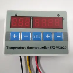 ZFX-W3020 ЖК-дисплей цифровой Интеллектуальный регулятор температуры Термостат модуль переключения для таймера
