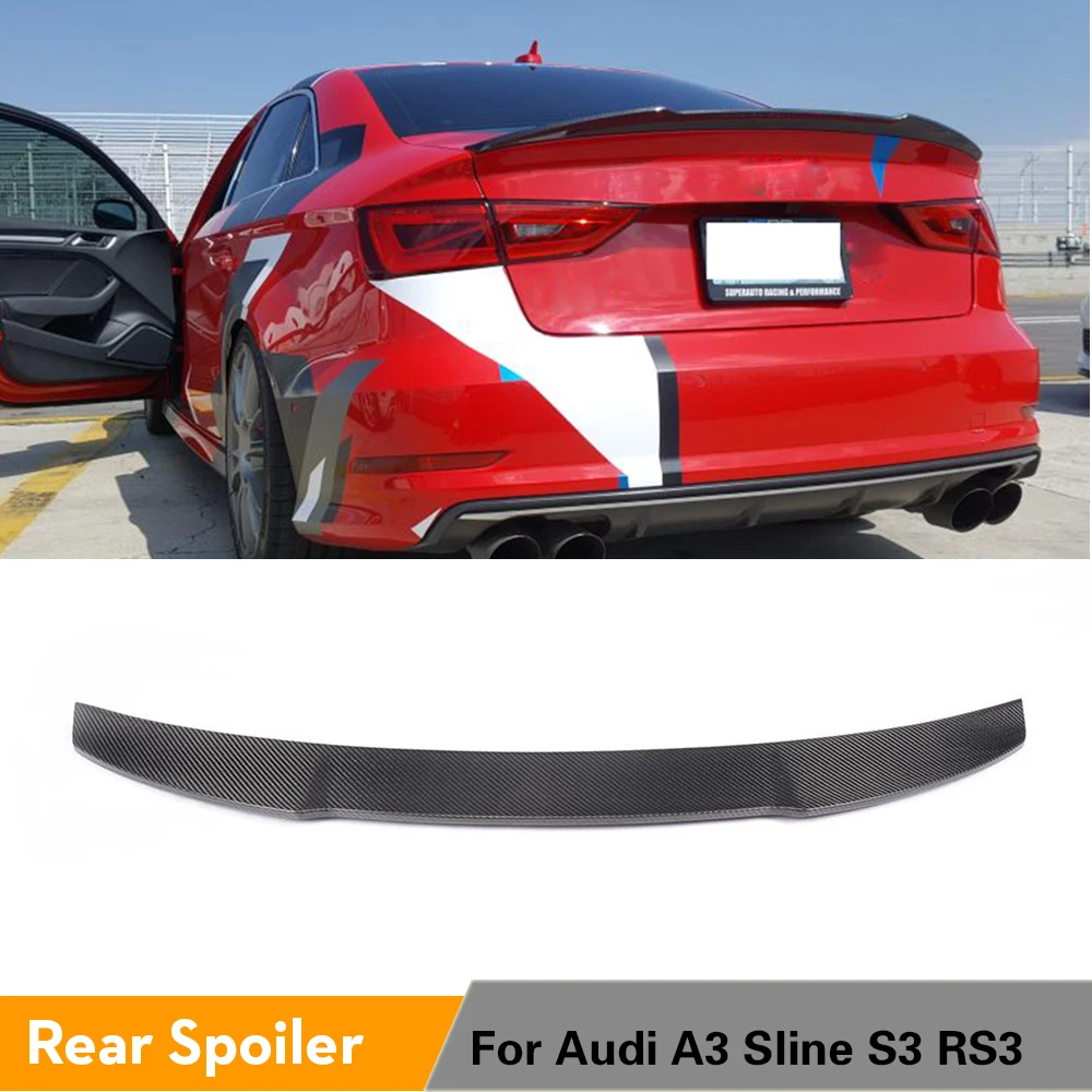 Rear Spoiler For Audi A3 S3 Sline Rs3 Sedan 2013 2019 Rear Trunk