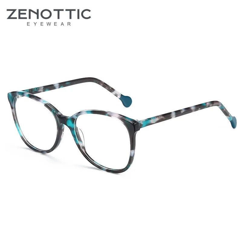 ZENOTTIC Ретро TR90 оптическая оправа для глаз мужчин и женщин мужские сверхлегкие