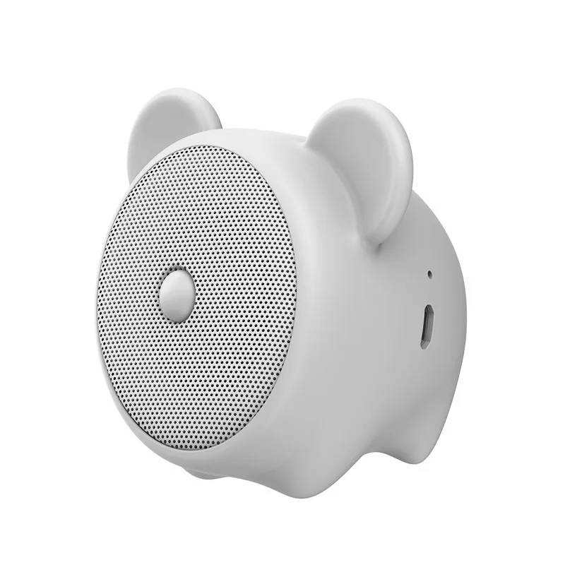 Baseus портативный Bluetooth динамик лучше бас красочные модели животных водонепроницаемый стерео звук мини динамик для дома и автомобиля - Цвет: Gray Mouse